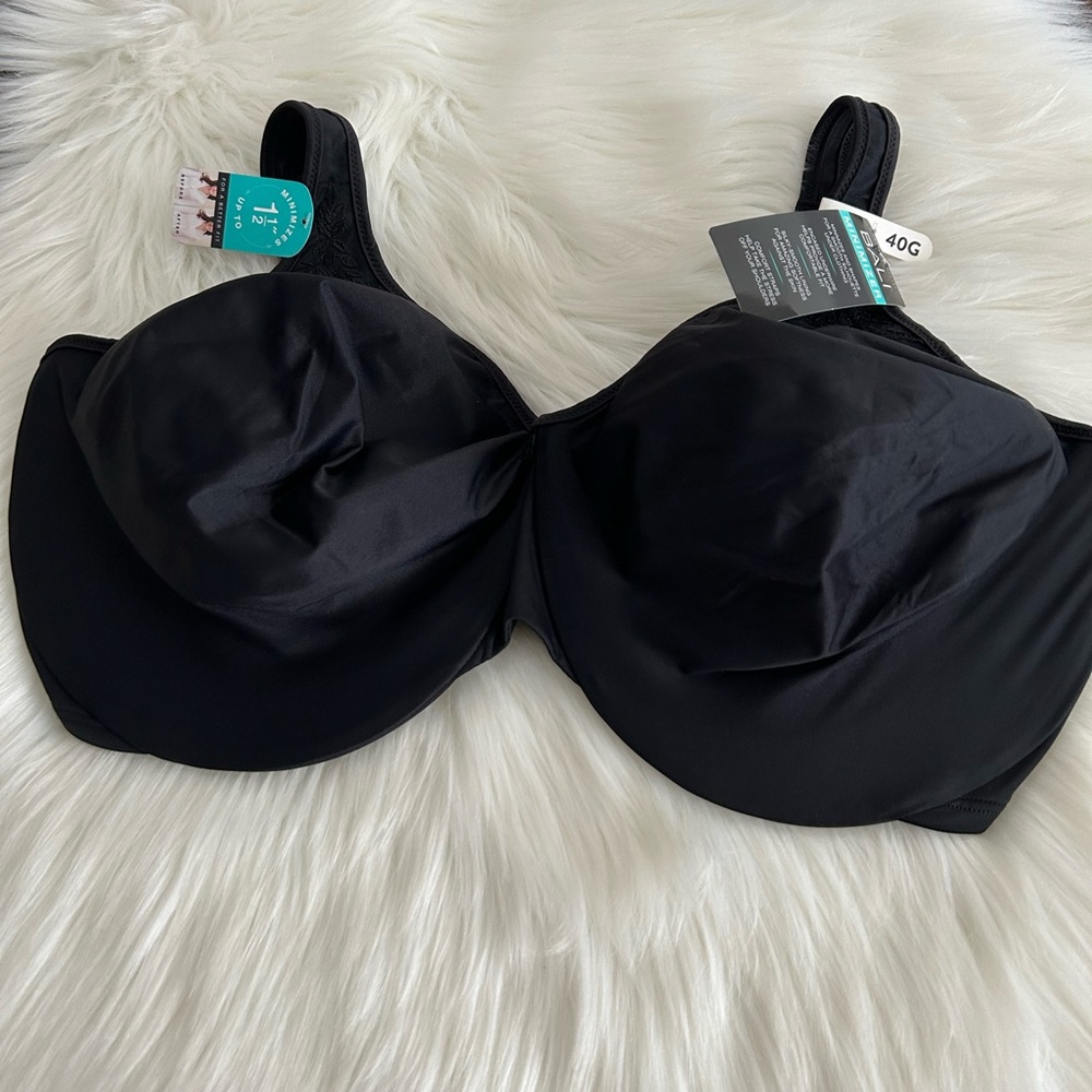 Bali Classic Black Full-Coverage Bra
